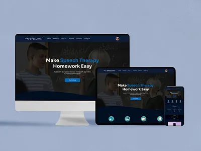 Speech Therapy Website UX UI Design branding communication skills design educational english graphic design platform redesign saas speech therapy ui user flow ux webdesign website wireframe
