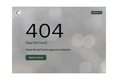 Day 8 - 404 Page #dailyui #ui #008 #404page app branding design logo typography ui