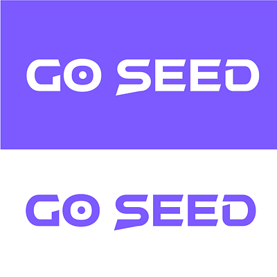 go seed logo branding contemporary graphic design illustrator logo minimalist modern typeface vector