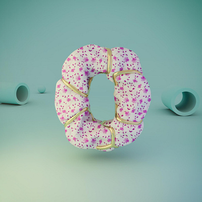 3D Letter In Cinema4D 3d arnoldrender cinema4d photoshop