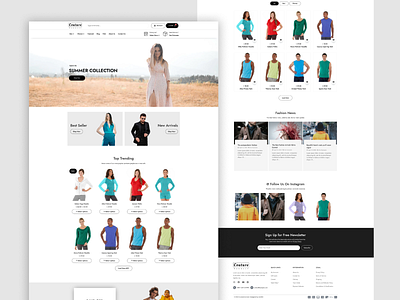 CoutureConnect - Fashion Ecommerce Website black and white blog business website clothing brand clothing website design e commerce ecommerce ecommerce website fashion fashion brand minimal design minimal ecommerce website professional simple website design ui website website design