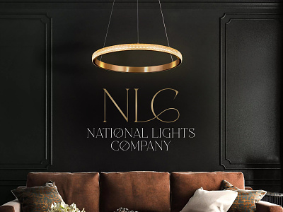 NLC - National Lights Company - Logo Design logo logo design modern national light company nisha droch nisha droch logo nlc nlc logo rabbixel rabbixel logo
