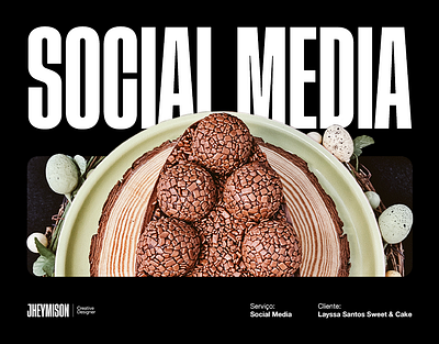 Social Media | Páscoa | Layssa Santos Sweet & Cake design designer graphic design illustration instagram photoshop social media social media design