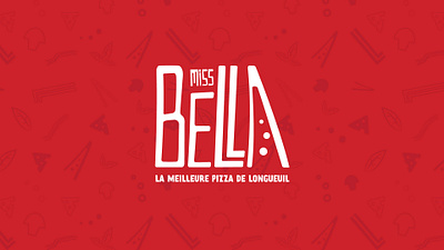 Logo Design - Miss Bella - Pizzeria brand design branding design graphic design graphic identity illustration logo logo design typography