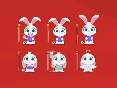 Bunny Buddy gamification banking character design educational game financial game game art game design game ui game ux gamification