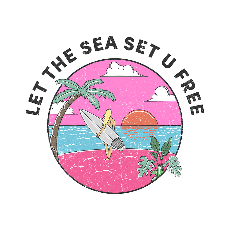 Let the sea set u free by Martin on Dribbble