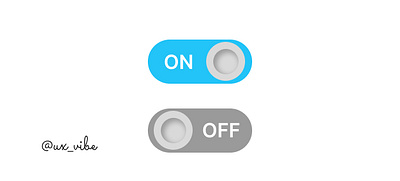 On/Off Toggle Switch app branding design graphic design illustration logo typography ui ux vector