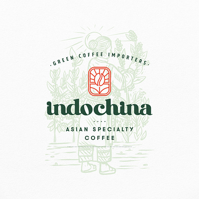 Indochina branding design graphic design logo web design website