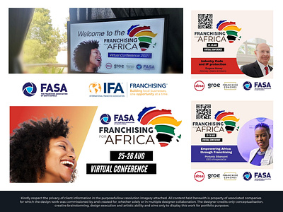 Franchising in Africa & Proudly Franchised SA - Online Eventing branding design graphic design illustration typography ui ux vector