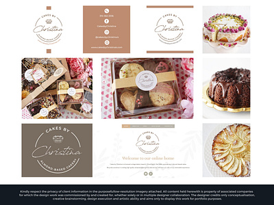 Cakes by Christina - United States branding design graphic design illustration logo typography ui ux vector