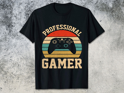 PROFESSIONAL GAMER funny game t shirt design games t shirt design games t shirt design 2023 kids game t shirt design man games t shirt design women games t shirt design