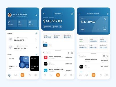 Bank App Redesign bank design figma finances graphic design ui ux wireframing