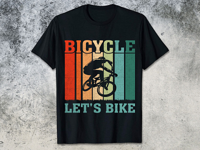 BICYCLE LET'S BIKE bicycle t shirt design bicycle t shirt design 2023 funny bicycle t shirt design man bicycle t shirt design women bicycle t shirt design