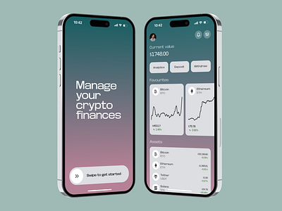 Crypto trading app app design banking binance bitcoin crypto exchange crypto payments crypto trading crypto wallet app cryptocurrency finance finance app fintech app interface investment investment app mobile app payment app ui ui visual design wallet