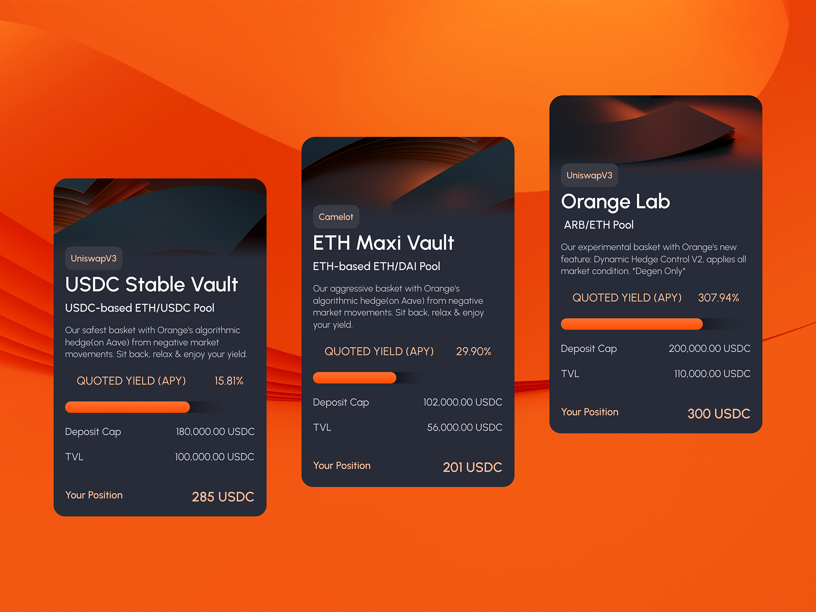 Orange Finance - UI by Zypsy on Dribbble
