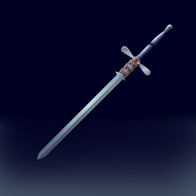 Cold took Zweihander concept design digital 2d digital sketch drawing illustration longsword sai zweihander