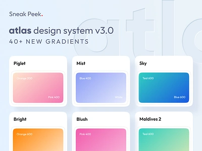 Gradients branding cards colors design design system gradients graphic design minimal ui