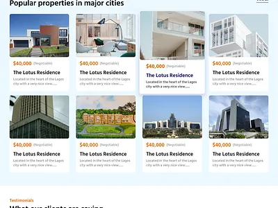 Empire Properties branding typography ui website