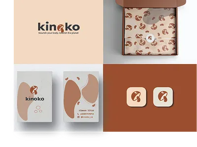 kinoko logo brandidentity branding designinspiration graphicdesign logo logobranding logodesign logomark logotype symbol typography wordmark