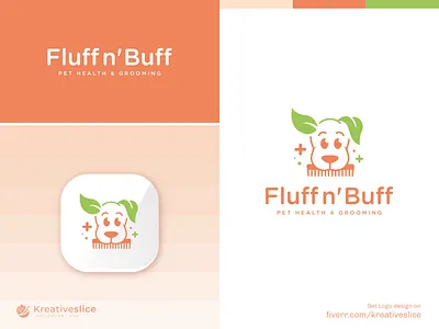 Pet Heath & Groming Logo Design animal logo comb logo design dog logo dribbble logo fiverr logo health logo kreativeslice leaf logo logo logo design minimal logo design modern logo nature logo pet grooming logo pet health pet logo