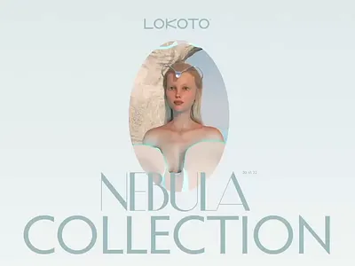 NEBULA branding design digital digitalfashion fashion graphic design identity illustration logo ui
