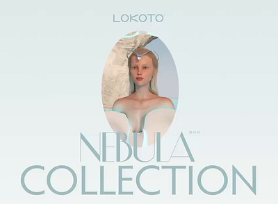 NEBULA branding design digital digitalfashion fashion graphic design identity illustration logo ui
