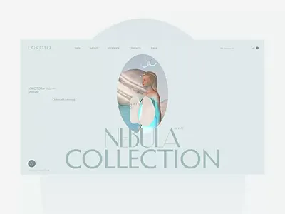 NEBULA branding design digital digitalfashion fashion graphic design identity illustration logo ui