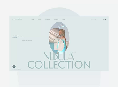 NEBULA branding design digital digitalfashion fashion graphic design identity illustration logo ui
