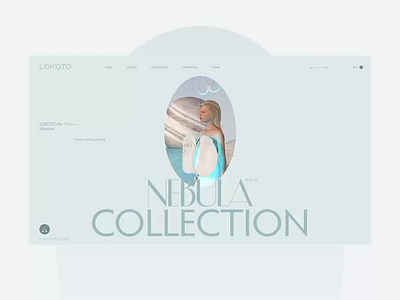 NEBULA branding design digital digitalfashion fashion graphic design identity illustration logo ui