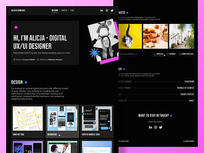 My portfolio website designer portfolio ui uxui web website website ui
