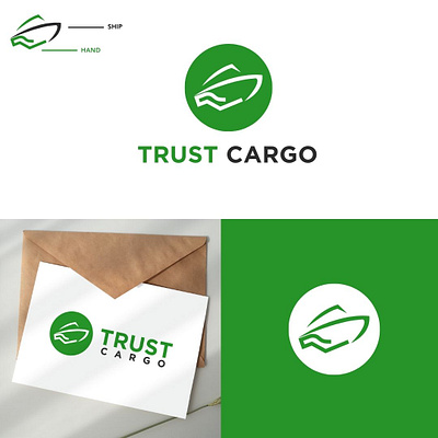 Trust Cargo Logo Design. branding cargo delivery design graphic design illustration logo shipping typography