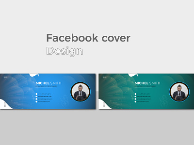 Gradient facebook cover design cover design creative facebook cover design template facebook cover facebook cover template gradient cover design modern cover temlate template