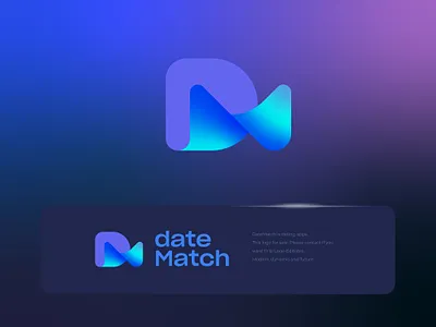 DM Logo brand identity branding dm graphic design logo logo design