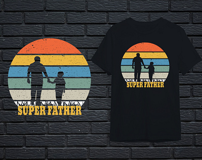 Father's Day T Shirt Design dad design father fathers day fathers day t shirt design graphic design papa summer t shirt design t shirt t shirt design t shirt designs typography t shirt