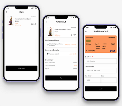 Credit Card Checkout app dailyui design figma ui