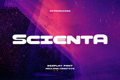 Scienta Display Font animation branding font fonts graphic design logo nostalgic