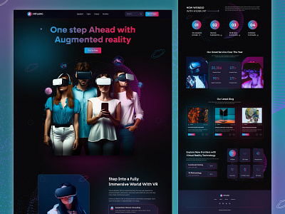 Virtual Reality landing page apple vr headset attractiveui augmented reality augmented reality company dark design landing page mised reality pest vr headset technology uiux virtual reality vr vr box vr games vr headset vr news vr sell website vr selling vr video websitedesign