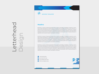 Letterhead design creative letterhead design lettehead letterhead lettterhead template modren letterhead