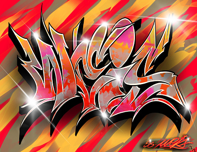 Trilla by Weis 0xweis city colors freestyle graffiti hot illustration lettring logo red shinny sosweis swag tag tiger urban warm weis
