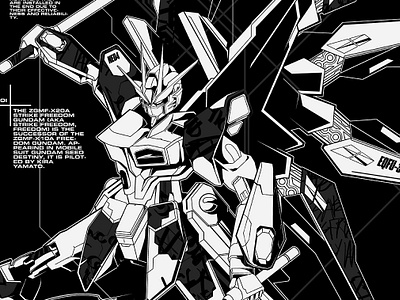 MINDKILLERINK x Neo4ic - Gundam design gundam illustration mindkillerink neo4ic