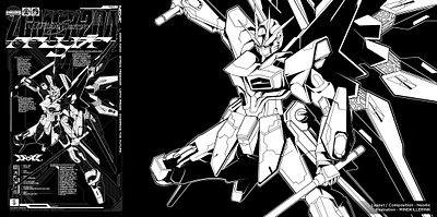 MINDKILLERINK x Neo4ic - Gundam design gundam illustration mindkillerink neo4ic