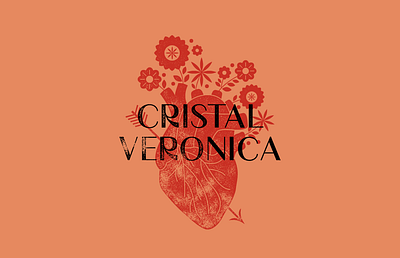 Cristal Veronica Photography Visual Identity Design brand branddesign branding graphic design heart logo lotteria mexican photographbranding photography visual identity