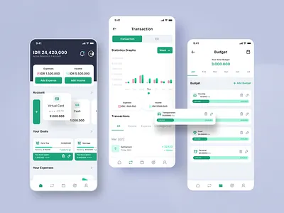 Finance App design financeapp motion graphics ui uiux ux