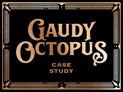 Branding + Web Design: Gaudy Octopus beauty blackletter brand branding design gothic illustration illustrator logo nail brand neo gothic packaging punk ui visual identity web design