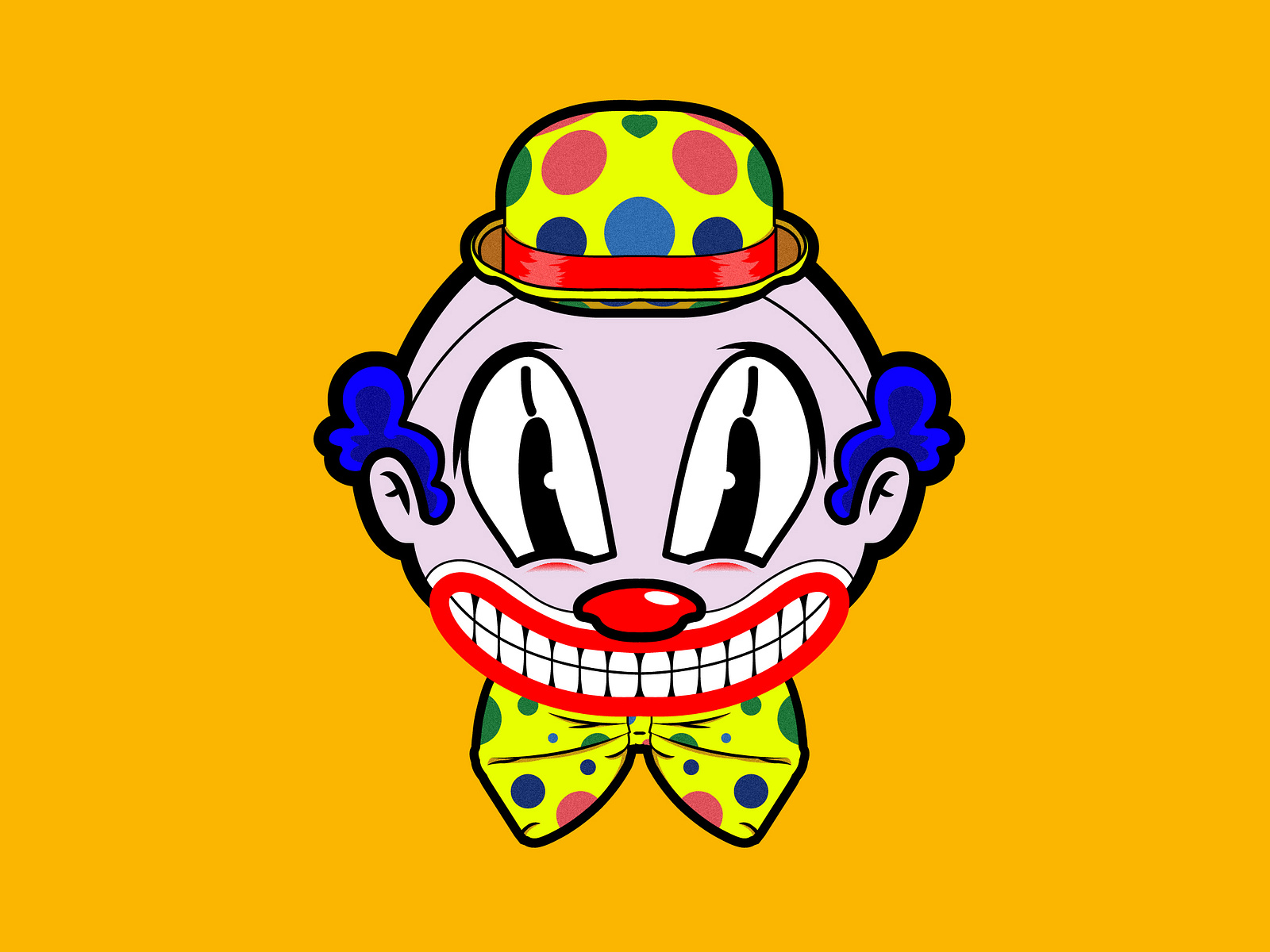 Bluey The Clown by Lud0 on Dribbble