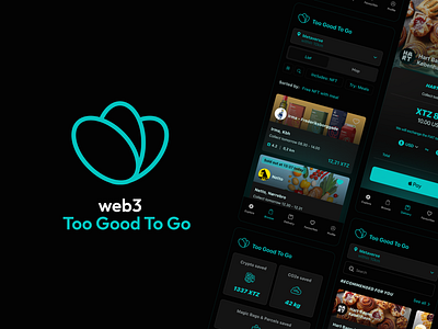 Too Good To Go app branding design graphic design logo ui ux web