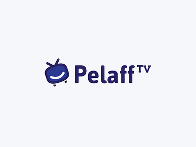 Pelaff TV branding design flat graphic design icon illustration logo tv typography ui vector