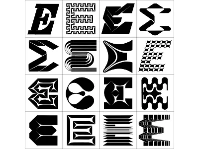 36 Days of Type / E / Inked Sketches 36daysoftype illustration lettering sketches typography