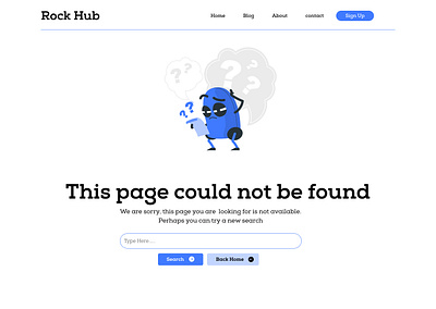 404 Page ui