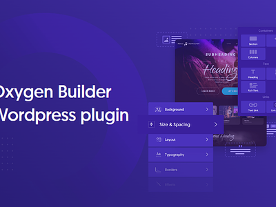 Oxygen Builder | The Ultimate Visual Site Builder WordPress plug builder oxygen oxygen builder plugin wordpress